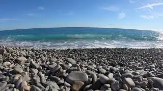 [4K60] Beach in Nice, France using GoPro Hero 7