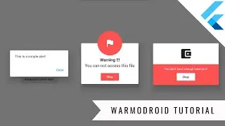Easy Custom Alert Dialog in Flutter | Speed code | Tutorial for beginners