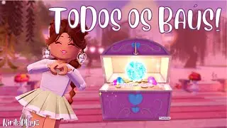 COMO ACHAR TODOS OS BAÚS DO ROYALE HIGH! *MAIS DE 8K DIMAS* - Roblox