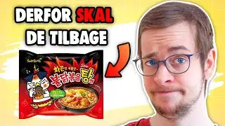 Samyang Nudlerne er tilbagekaldt VED EN FEJL?