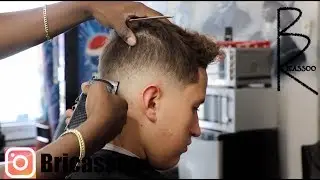 HAIRCUT TUTORIAL : CURLY TOP WITH DROP FADE !