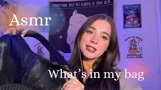 ASMR / Realistic What’s In My Bag ✨