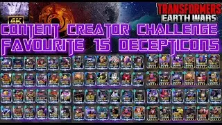 Content Creator Top 15 Challenge- Transformers Earth Wars- TFEW 4K UHD #tfew #transformers