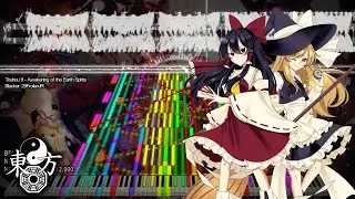 『Black MIDI / Synthesia 3D』 Touhou 11 - Awakening of the Earth Spirits | 29FroilanJR