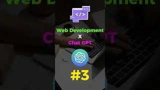 Web development x Chat GPT (#3) | #devgrammer #shorts | #webdevelopment #chatgpt