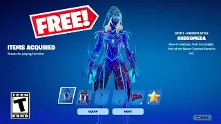 Fortnite Started Sending Out the 'Andromeda' FREE Galaxy Skin Bundle! (Early Gameplay Review)