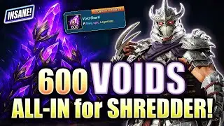 We went all-in… 600 Voids Pulls - ALL-IN for SHREDDER ⁂ Raid: Shadow Legends
