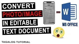 How To Convert Photo/Image into Word Document | Microsoft Word