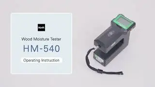 Kett | Wood Moisture Tester HM-540 | Tutorial