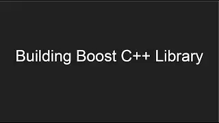 Building Boost C++ library and testing a simple Python embedding in C++