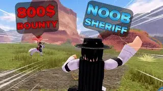 Trying To Arrest The HIGHEST BOUNTY I've seen! | The Wild West - Roblox