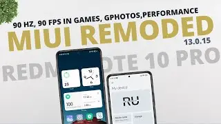 MIUI REMODED UI  v1.0 | MIUI 13.0.15 | PERFORMANCE ROM For REDMI NOTE 10 PRO / PRO MAX 😍