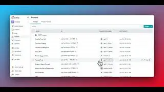 Organize your prompts in folders