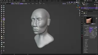 Head sculpting | Timelapse
