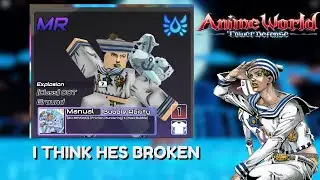 Josuke Seems Broken In Anime World Tower Defense