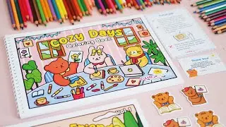 Color with me #1  Unboxing Coloring book lucu dengan kualitas premium