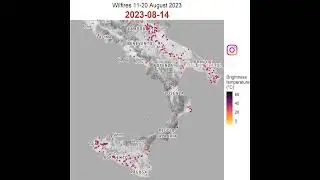 🔥Wildfires in southern Italy🇮🇹 in the last 10 days!🔥 