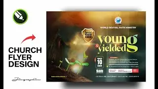 How to Design a Church Flyer | CorelDraw Tutorial 2024