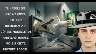 YZ Haberleri: Grok-2, Hotshot, Ideogram 2, Görsel Modellerin Karşılaştırması, Phi-3.5 Çıktı, Unitree
