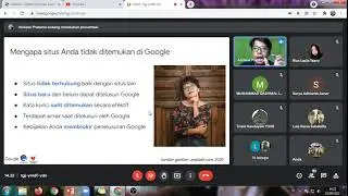 Webinar Nasional KOMINFO "SEO Membangun Pencarian Google untuk menaikakan rangking Website"