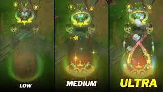 Seraphine Garden Party : Low to Ultra Graphics Comparison | Wildrift