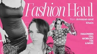 🛍️ Huge SHEIN & Amazon Try-On Haul | Y2K, Sportswear, & Fall/Halloween Fits! 🍂🎃