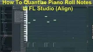 How To Quantize Piano Roll Notes In FL Studio (Align)