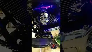 Who done it now? #harleydesigns #bikelife #biker #underglow #custommotorcycle