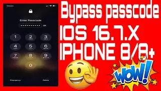 BYPASS ICLOUD IPHONE 8/8+  sim working passcode UNLOCK TOOL