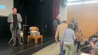 Josep Costa i Albano-Dante Fachín expliquen com salvaran l'overbooking al seu acte de Sabadell