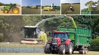 Harvest 2020 | Wholecrop Rye Harvesting | 10 + machines!