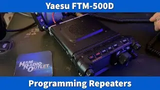 Yaesu FTM-500D: Programming Repeaters (Video #2 in this series) #hamradio #yaesu #ftm500 #c4fm