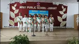 Patriotic Song For kids/Inter House Group Song Competition #patriotic #independenceday #Bharat