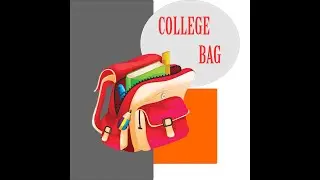 College bag in photoshop | Adobe photoshop  training