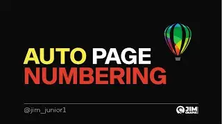 Auto Page Numbering in CorelDraw | Tips & Tricks