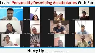 Learn Personality Describing Vocabularies With Fun I English Speaking Practice / Afsar Sir