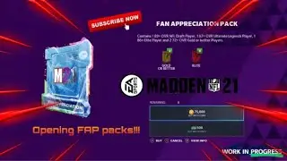 Opening 5 FAP Packs and GT pull!!! I Madden 21