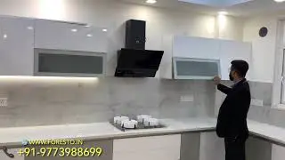 Recently Delivered the Luxurious  L-shape Kitchen by #forestointeriors.#Modularkitchen #kitchen