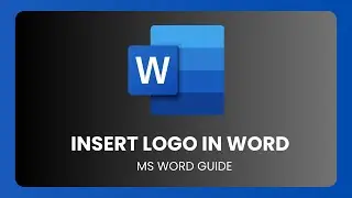 How To Insert Logo In Word Document : Inserting A Logo In Microsoft Word Document