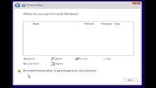 How to fix missing hard drive and partition when installing Windows 🖴