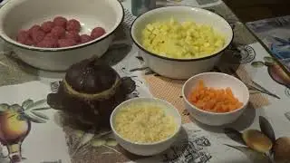 Готовим вместе с папой / Горшочки с фрикадельками