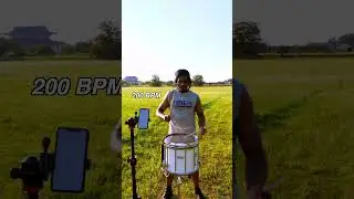 200 BPM Quadruple Stroke Roll