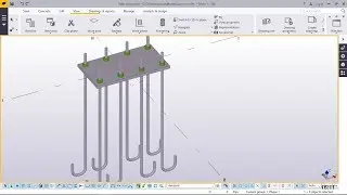 Quick way to create anchor bolts and drawings in Tekla Structures
