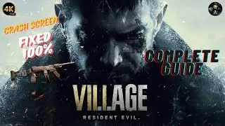 🧟‍♂️Resident Evil Village Crash Screen Issue Fixed!🎮complete tutorial🎮fixed many games