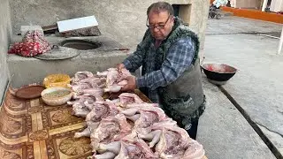 Внимание!!!Так готовят только Узбеки и Всем нравится! Курица в тандыре! Тандыр Товук!Узбекистан!