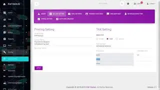 How to set tax or title in invoice | PHP Radius
