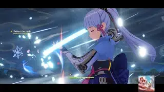 Ayaka fights with ronin - Genshin Impact