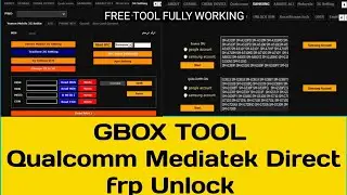 Gbox Tool 1.0 LG OPPO VIVO QUALCOM MEDIATEK SPRINT UNLOCK FREE