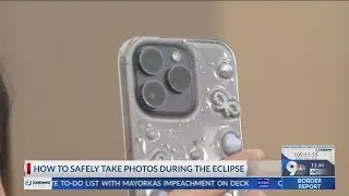 How to safely take a picture of the Solar Eclipse