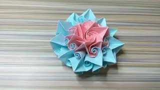 DIY: Очень красивый цветок оригами | Beautiful origami flower